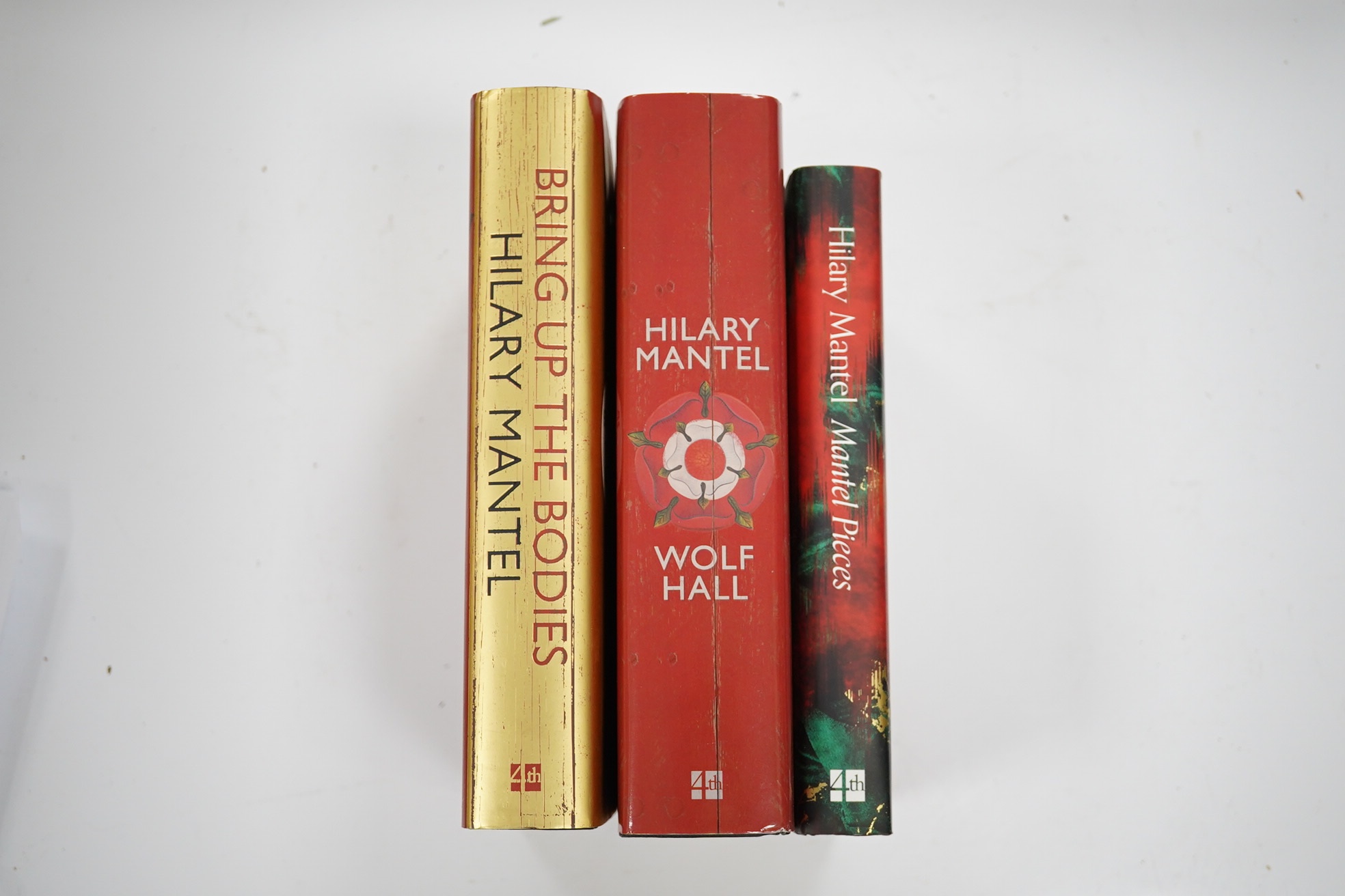 Mantel, Hilary 3 Works - Bring Up The Bodies, 1st edition, signed by the author to title, with d/j, 2012; Mantel Pieces, 1st edition, signed by the author to half title, original boards, with d/j, 2020 and Wolf Hall, 1st